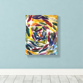 Artistiek Glas Moderne Canvas Fotoprint (Insitu (Houten vloer))