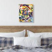 Artistiek Glas Moderne Canvas Fotoprint (Insitu (Slaapkamer))