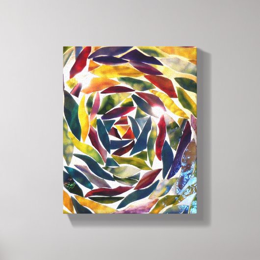 Artistiek Glas Moderne Canvas Fotoprint Afdruk (Voorkant)