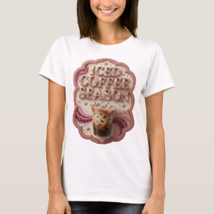 Artistiek Goud IJSTIJD COFFEE SEIZOEN Artistiek Mo T-shirt
