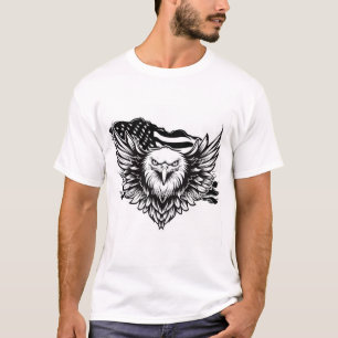 Artistiek grafisch T-shirt