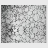 Artistiek Grijs en Zwart Netwerkpatroon Cadeaupapier (Vlak)