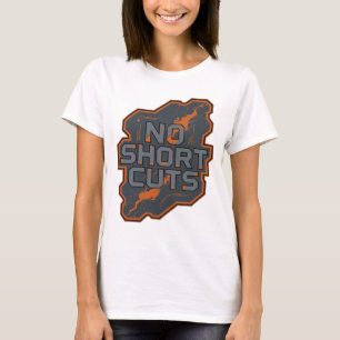 Artistiek grijs GEEN SNELWEG Design T-shirt