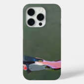 Artistiek groen Abstract schilderij Case-Mate iPhone Case (Achterkant)