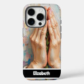 Artistiek handontwerp Case-Mate iPhone case (Achterkant)