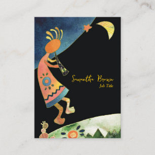 Artistiek Inspirerend Kokopelli Visitekaartje