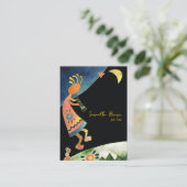Artistiek Inspirerend Kokopelli Visitekaartje (Staand voorkant)