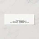 artistiek | Interieurontwerp | Abstracte kunst Mini Visitekaartje (Achterkant)