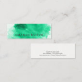 artistiek | Intern ontwerp | Abstracte kunstschild Mini Visitekaartje (Voorkant / Achterkant)