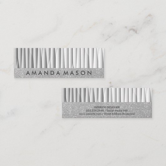 artistiek | Intern ontwerp | Fotografiesequine Mini Visitekaartje (Voorkant / Achterkant)