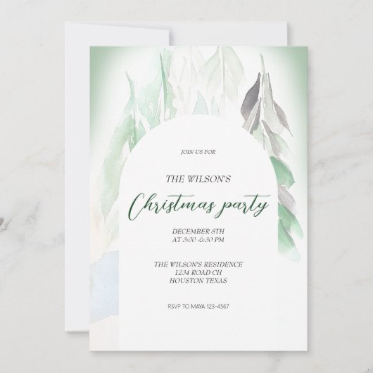 Artistiek Kerstdorp Kaart (Voorkant)