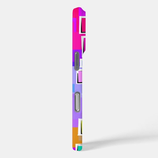 Artistiek Kleurrijk Patroon Ontwerp  Case-Mate iPhone Case (Achterkant / Rechts)