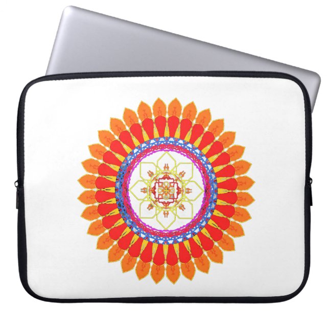 Artistiek  laptop sleeve (Voorkant)