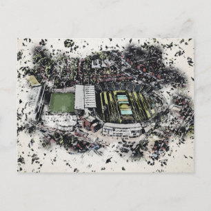 Artistiek Leeds Cricket Stadion, Yorkshire Briefkaart