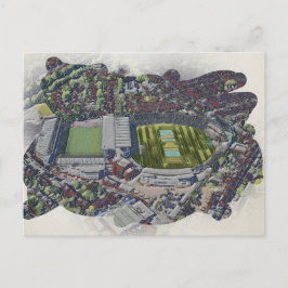 Artistiek Leeds Cricket Stadion, Yorkshire Briefkaart