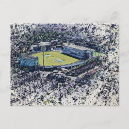 Artistiek Leeds Cricket Stadion, Yorkshire Briefkaart