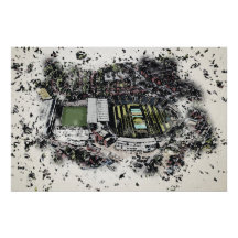 Artistiek Leeds Cricket Stadion, Yorkshire
