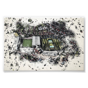 Artistiek Leeds Cricketstadion, Yorkshire Foto Afdruk