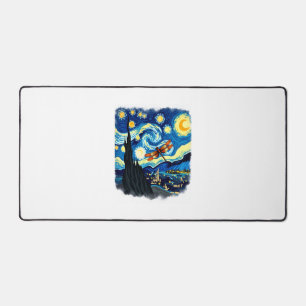 Artistiek Libel Shirt Van Gogh Starry Night Dra Bureaumat