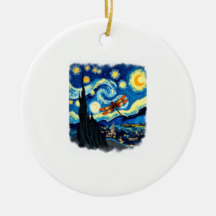Artistiek Libel Shirt Van Gogh Starry Night Dra Keramisch Ornament