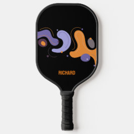 Artistiek Modern Abstract Monogram Pickleball Paddle
