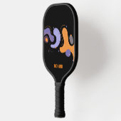 Artistiek Modern Abstract Monogram Pickleball Paddle (Links)