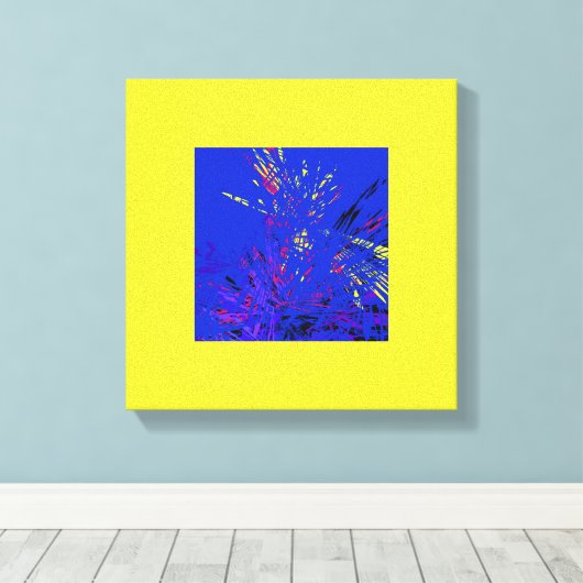 Artistiek modern design canvas afdruk (Insitu (Houten vloer))