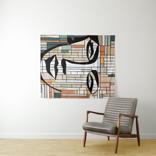 Artistiek & modern tapijt – Perfect voor thuis & v Wandkleed (In Situ (horizontaal))