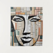 Artistiek & modern tapijt – Perfect voor thuis & v Wandkleed (Voorkant)