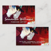 artistiek | Moderne Art Stroke Textuur Visitekaartje (Voorkant / Achterkant)