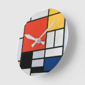 artistiek, Mondriaan, minimalistisch, Ronde Klok (Hoek)