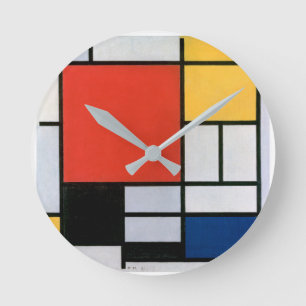 artistiek, Mondriaan, minimalistisch, Ronde Klok