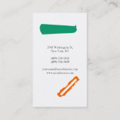 Artistiek Monogram Visitekaartje (Achterkant)