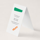 Artistiek Monogram Visitekaartje (Achterkant)