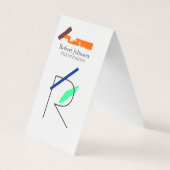 Artistiek Monogram Visitekaartje (Voorkant)