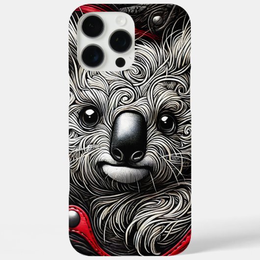 Artistiek ontwerp van koalabeer Case-Mate iPhone case (Achterkant)