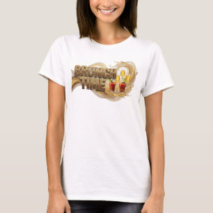 Artistiek Oranje BRUNCH TIME T-shirt ontwerp