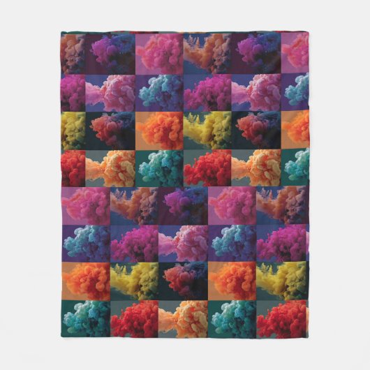 artistiek patroon fleece deken (Voorkant)
