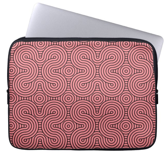 Artistiek patroon laptop sleeve (Voorkant)