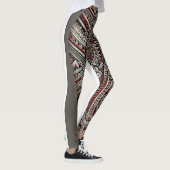 Artistiek patroon leggings (Rechts)