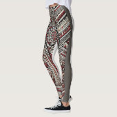 Artistiek patroon leggings (Links)
