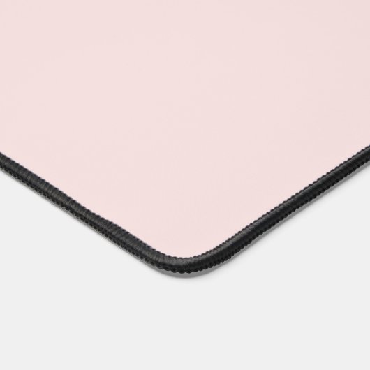 Artistiek Persoonlijk Monogram Naam Logo Blush Roz Bureaumat (Hoek)