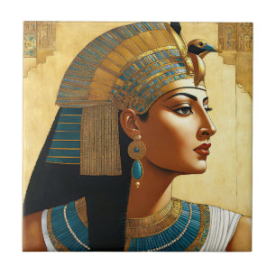 Artistiek portret van Cleopatra Tegeltje