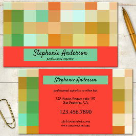 Artistiek Professioneel Geruite Visitekaartje