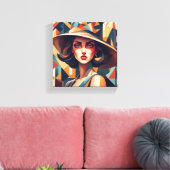 Artistiek "Radiant Serinity" Canvas Afdruk (Insitu (Woonkamer))