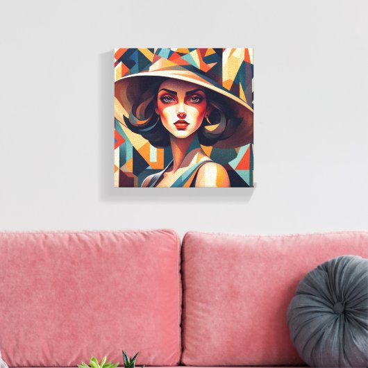 Artistiek "Radiant Serinity" Canvas Afdruk (Insitu (Woonkamer))