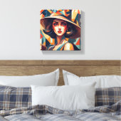 Artistiek "Radiant Serinity" Canvas Afdruk (Insitu (Slaapkamer))