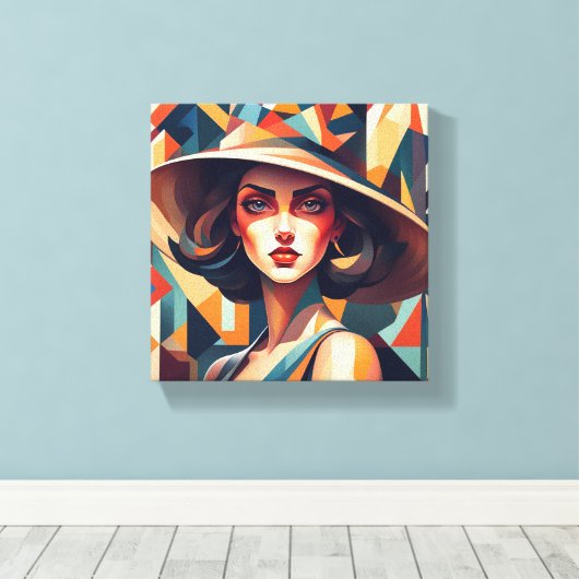 Artistiek "Radiant Serinity" Canvas Afdruk (Insitu (Houten vloer))