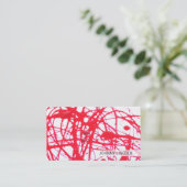 artistiek | Rood II Visitekaartje (Staand voorkant)