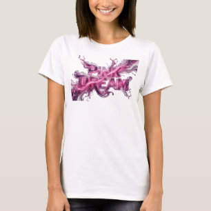 Artistiek Roze PINK DREAM Statement T-shirt